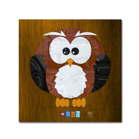 Design Turnpike 'Hoot The Owl' Canvas Art,14x14